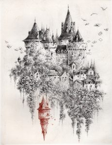 Combourg rêve de Chateaubriand (40 x 50)