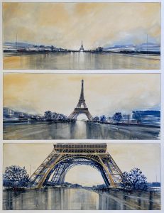 Storyboard Série-Paris Lumière 50F (116x89)