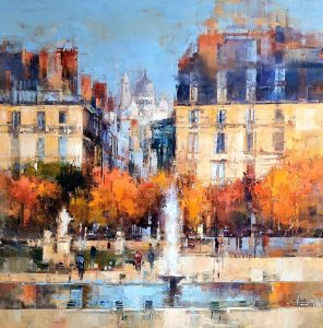 Paris - Jardin des Tuileries (100x100)