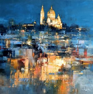 Paris - Sur les Toits (100x100)