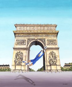 DAN JOCOBSON LE GARDIEN DE L'ETOILE HST 55x46 cm