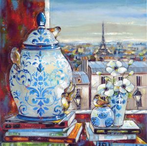 BLEU DE PARIS (60x60 cm)