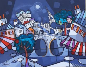 Paris les quais (92x73cm)