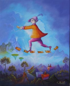 L'Envol de Poète (27x22 cm)