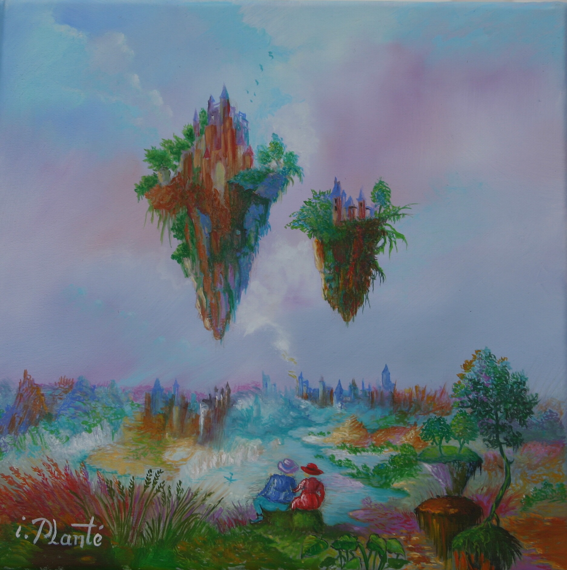 Iles de l'Espoir (20x20 cm)