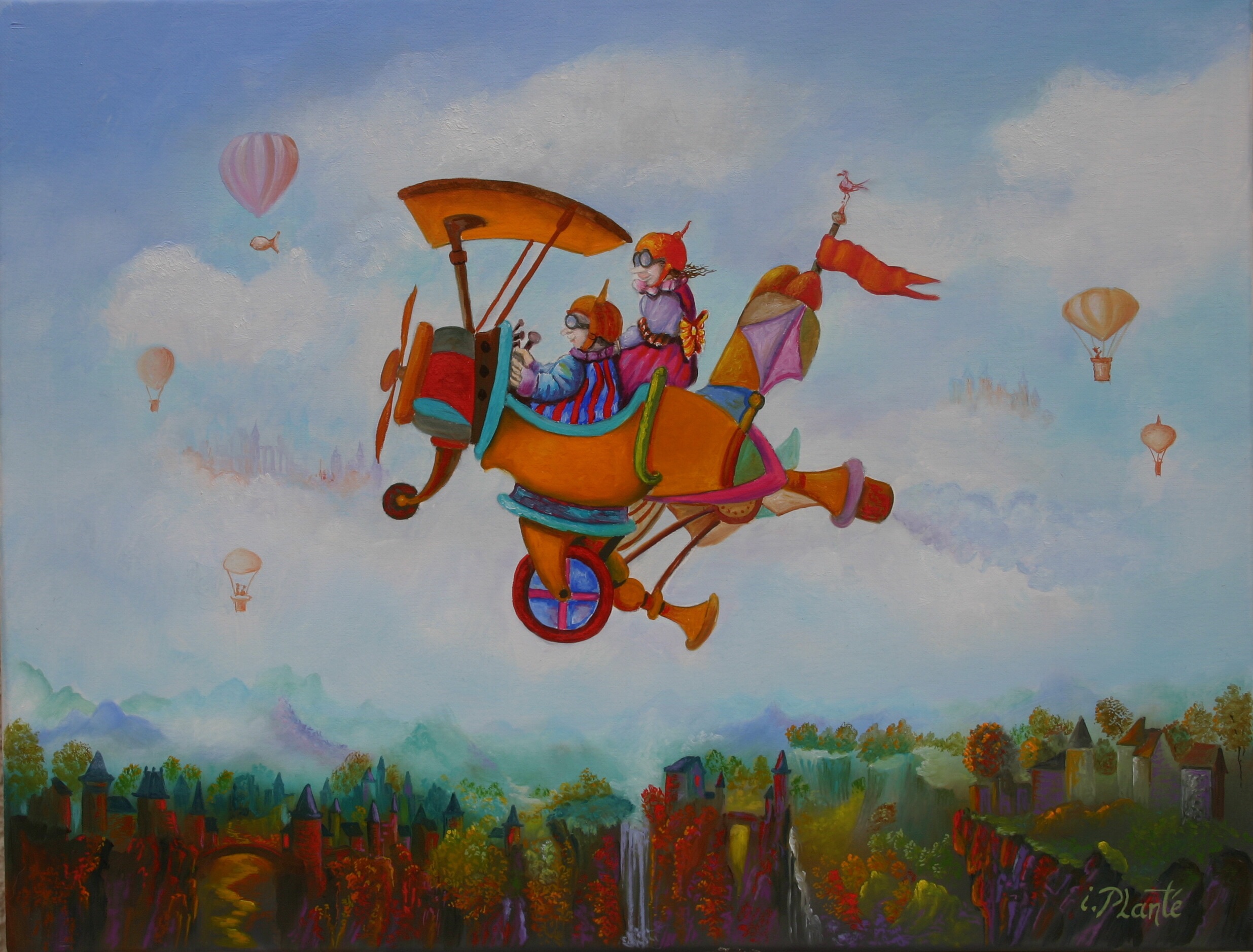 L'Aviateur (35x27 cm)
