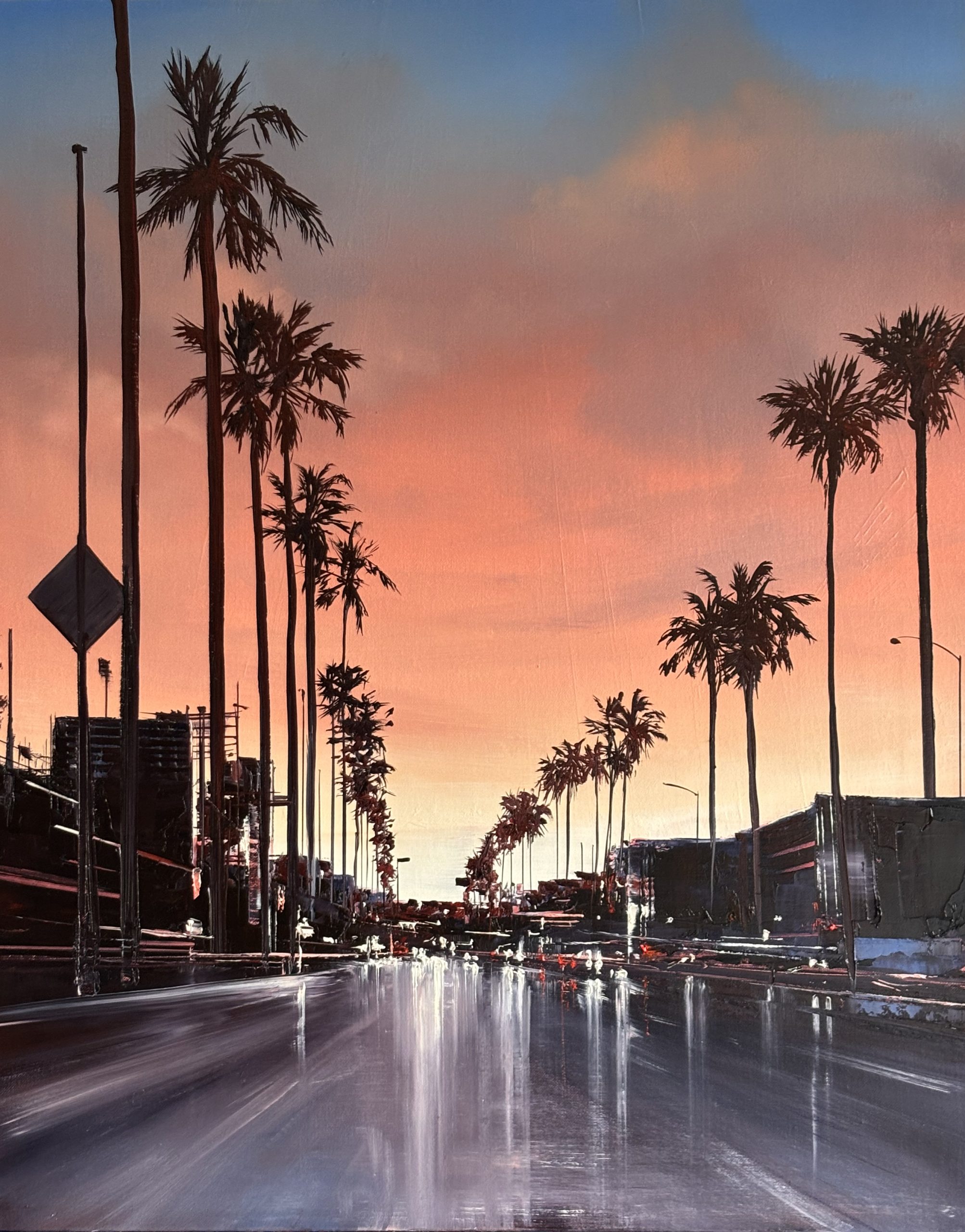 Reflets d'un soir californien