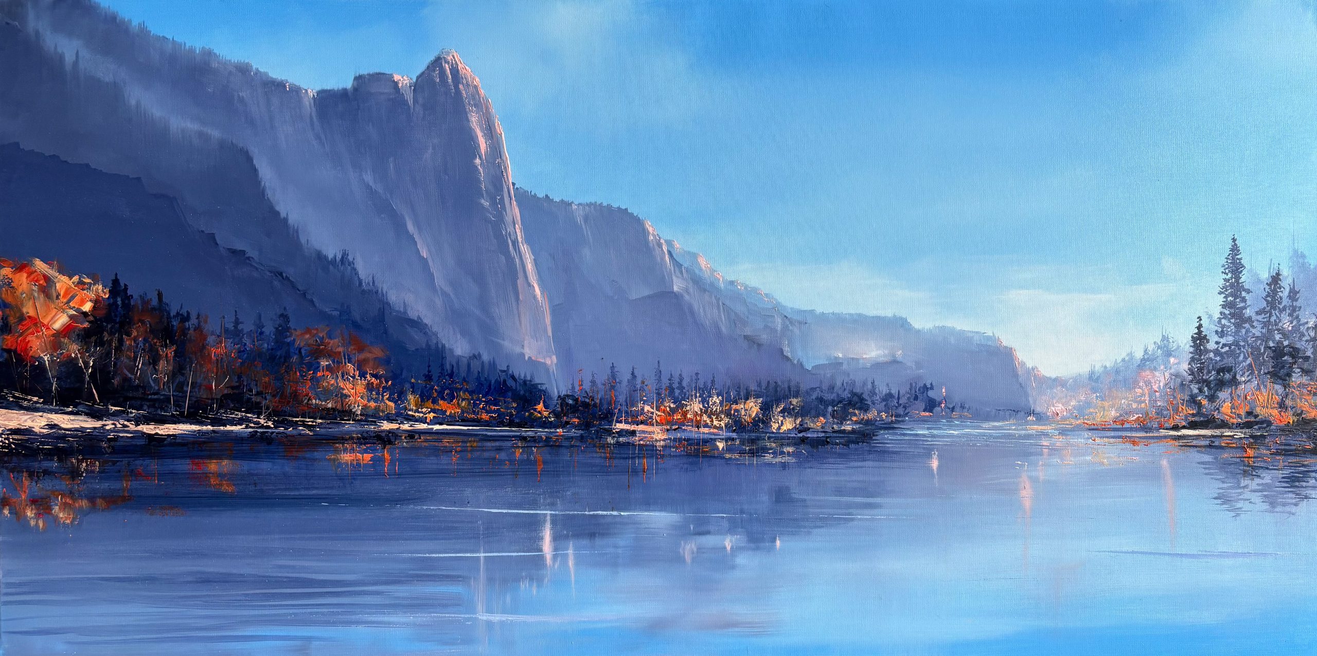 La lumière en Echo (50x100 cm)