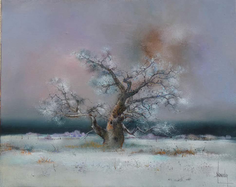 Le Châtaignier d'Hiver (41x33 cm)
