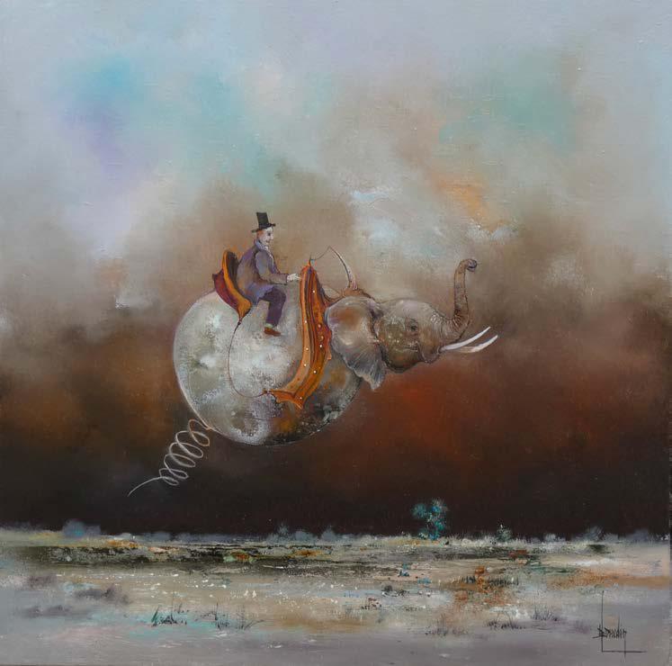 Le Voyage Africain (40x40 cm)